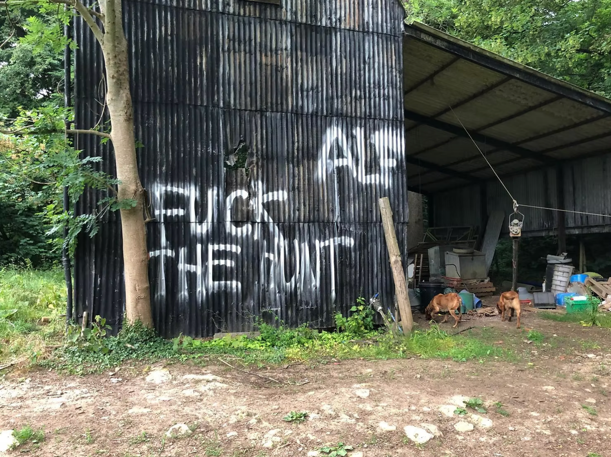 Anti-hunt vandals attack and burgle farm property