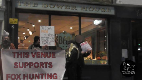 Hunt Sabs Target Shipston Restaurant During Prue Leith Charity Dinner